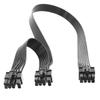 Aplicável ao navio pirata Corsair cabo de alimentação GPU PCI-E 8 pinos para 6 + 2PIN linha de módulo da placa de vídeo placa de vídeo
