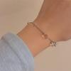 Ins Diseño Nicho Dulce Cool Transparente Redondo Gota de Agua Collar Avanzado Tocar Lágrimas de Pescado Cadena Clavícula Collar Pulsera