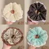 Goma para el pelo de encaje francés, un accesorio para el cabello de alta gama para mujer, perfecto para crear un moño o una cola de caballo elegante. Es un coletero delicado y elegante, disponible en tamaño grande