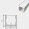 Lámpara lineal con ranura de aluminio y tira LED de 20 pulgadas de ancho, carcasa de barra de luz rígida de aluminio, perfil de aluminio para lámpara lineal con ranura de aleación de aluminio.