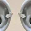Alas de Ángel~ Pinza para Oreja de Ala de Circonita Super Brillante, Clip para Oreja Versátil y Elegante, No Requiere Perforación, Pendientes de Diseño Único