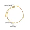 Exquisito Pulsera y Tobillera de Cruz y Corazón, Mismo Estilo, Diseño de Nicho, Acero de Titanio a la Moda, No se Desvanece, Joyería Versátil al por Mayor