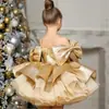 Vestido Navideño para Niñas 2026 Nuevo Estilo Vestido de Princesa para Niñas Un Hombro Vestido Abullonado Disfraz de Performance Europeo y Americano Anfitrión Transfronterizo
