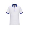 Camisa Polo de Rayón de Manga Corta con Cuello y Bloques de Color de 240 g Top de Algodón Puro Ropa de Trabajo Estampada Bloques de Color Ropa para Viajes de Negocios