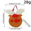 Bolso de Mano de Tela No Tejida Navideño Decoración Bolsa de Regalo Nueva Bolsa de Regalo Creativa Bolsa de Dulces para Niños Bolsa de Manzana