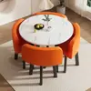Mesa de recepção simples e cadeira combinação mesa de negociação loja de negócios mesa de recepção e cadeira escritório lazer pequena mesa redonda
