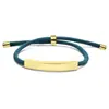 Pulsera de Acero Inoxidable en Blanco para Grabado Láser Transfronterizo Regalo Navideño Pequeño Regalo Promocional Pulsera Tejida