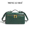 Bolsa para Lonchera Tejida a Mano con Acabado Mate, Estilo Retro, Nueva para Otoño e Invierno, Transfronteriza, Moda Tendencia, Bolso de Mano Cruzado de un Solo Hombro