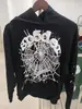 Modelo Nuevo 2026 en Stock Venta Caliente en Amazon Original Sp5Der Sudadera de Peso Pesado 450g con Telaraña para Hombre con Forro de Felpa