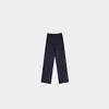 Pantalones Casuales de Pierna Ancha para Mujer, Otoño e Invierno 2026, Tencel y Lana, Anti-Arrugas, Caída Suave, Cintura Alta, Adelgazantes, Pierna Recta, para Mujeres Altas