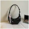 Bolsa de Ombro Estilo Dumpling de Alto Acabamento 2026 Verão Nova Tendência Moda Plissada Estilo Coreano Chique Bolsa de Ombro Transversal