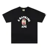 Camiseta de Verano Nueva de Manga Corta, Marca Auténtica de Tendencia, Tejido Pe de 230g, Resistente, Estilo Pareja, Corte Holgado, para Hombres y Mujeres