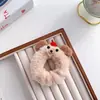 Diadema de Felpa de Dibujos Animados de Manzana Perro para Otoño e Invierno Pasador de Pelo Pinza Bb Juguetona y Linda Pinza de Agarre para la Parte Posterior de la Cabeza Accesorios para el Cabello de Estudiante