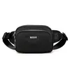 Bolso de Pecho de Moda, Riñonera, Mochila Cruzada Casual de Tela de Color Sólido Estilo Coreano para Mujer, Bolso Pequeño de Hombro Único, Bolso de Hombro de Tela de Nylon