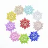 Suministros de Decoración para Ventana de Barra de Habitación de Navidad de Amazon Decoración de Árbol de Navidad Copos de Nieve Largos Transparentes