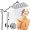Barra de Extensión Americana Transfronteriza Juego de Ducha Sencillo Distribuidor de Agua de Tres Vías Sistema de Ducha Boquilla de Acero Inoxidable Presurizada
