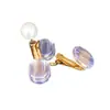 Accesorios de Conversión de Clip para Oreja DIY Invisibles Aretes de Botón Galvanizados que Conservan el Color Sin Perforación Doloroso Convertidor de Clip para Oreja con Tornillo Giratorio