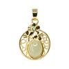 Colgante Aiyu Jade Hetian Natural Flor Calada Collar de Jade Venta al por Mayor de Fábrica y Dropshipping S3102202
