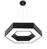 Luz de Escritório LED Luminária Pendente de Escritório Hexagonal Oca Redonda em Forma de Y Triangular Luz para Supermercado Comercial Estilo Industrial Comercial