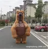 Popular disfraz inflable de panda, oso polar, husky, oso marta, Mickey, Minnie, conejo, mono de orejas grandes de dibujos animados