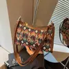 Bolso de Hombro Acolchado de Diamante de Alta Gama para Mujer 2026 Nuevo de Moda Estilo Coreano Versátil Bolso de Hombro Único Bolso Cruzado Retro para Mujer