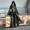 Nuevo Regalo de Halloween Túnica Negra Misteriosa Gótica Pose Sentada Parca Adorno Decorativo para Escritorio del Hogar