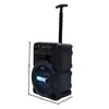 O8K Suministro en Stock Altavoz de Karaoke Portátil para Exteriores de 8 pulgadas Bt-2073 Altavoz Bluetooth Inalámbrico con Micrófono Único
