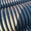 Tubería corrugada de doble pared de PE, tubería corrugada reforzada en espiral con banda de acero de HDPE, tubería especializada para drenaje subterráneo y aguas residuales