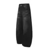 Marca de moda Jiayiku Otoño 2025 Nuevos Pantalones Jeans de Pierna Ancha Sueltos Estilo Retro Americano Scimitar para Hombres y Mujeres