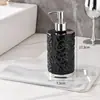 Botella Dosificadora con Patrón de Queso Botella de Almacenamiento para Gel de Ducha, Champú, Desinfectante de Manos Almacenamiento al Vacío por Presión Dosificación al Vacío