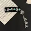 Pasador de Pelo con Borla de Campana de Diamante Azul para Mujer, Accesorio de Pelo Exquisito de Gama Alta, Pinza Lateral, Pasador de Pelo, Pinza BB Lateral de Estilo Antiguo