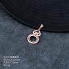 Prata S925 Suporte Vazio para Pingente Cabacinha Acessórios Femininos DIY Suporte Vazio Anel de Cera de Abelha Jade Hetian Suporte Vazio Acessórios de Suporte de Prata