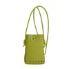 Bolsa Pequena Vazada Simples e Estilosa para Mulheres, Nova Bolsa de Ombro Transversal de Nicho, Mini Bolsa de Celular da Moda