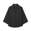 Comércio exterior solteiro! Nova blusa de moda casual solta de manga comprida de design nicho para primavera 2340939