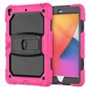 Pulseira de Silicone de Cor Contrastante Adequada para iPad 10.2 2020 Capa para Tablet iPad Air4 Suporte para PC Capa Traseira Anti-Queda