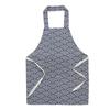 Avental de cozinha estilo nórdico autoproduzido em algodão e linho impresso, à prova de óleo, anti-incrustante, roupa de proteção para cozinhar, para mulheres, pode ser personalizado com LOGO