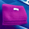 Bufanda de Punto de Color Sólido de Moda para Mujer, Nueva Versátil para Otoño e Invierno, Calentador de Cuello Pequeño para Pareja Estudiante, Personalizable