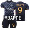 2425 Nueva camiseta del Real Madrid Mbappé n.º. Uniforme de fútbol 9, temporada 2223, traje 24-25, uniforme de Mu Huang, comercio exterior