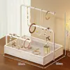 Soporte para Joyería, Organizador de Gomas para el Cabello y Diademas, Bandeja de Escritorio para Guardar Pasadores y Pinzas para el Cabello, Estante para Exhibir Collares y Pulseras en el Dormitorio