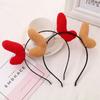 Natal chifre de pelúcia handmade hairpin headband cocar jóias de Natal clipe headband cabeça fivela festa bar