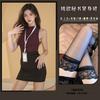 Lencería Sexy de Primer Amor, Conjunto de Uniforme Sexy de Secretaria Estilo Dama Madura, Falda Bodycon Ajustada de Puro Deseo Ol, Atuendo Profesional para Mujeres