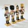 Ventas Directas de Fábrica 12.5cm Juego de Cascanueces de Madera Colgante para Árbol de Navidad Suministros para Fiesta de Navidad