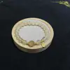 Nuevo Pulsera de Hilo de Seda Imitación Oro Hada Pulsera de Calabaza de Jade Ágata de Fuente de Sal Moda Pulsera de Cuentas de Jade