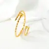 Europeu e Americano Mais Vendido Simples Personalidade Aço Titânio Unha Pulseira Anel Conjunto Colorfast Moderno Versátil Personalidade Pulseira