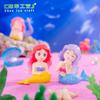 Paisaje marino micro creativo lindo sirena acuario marino paisaje decoración diy accesorios mini adornos pequeños
