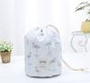 Bolsa de Cosméticos de Gran Capacidad para Viajes Coreana Set de Viaje Bolsa de Artículos de Tocador Cilíndrica Bolsa de Almacenamiento Impermeable para Exteriores Impermeable y Portátil