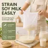 Bolsas Filtrantes para Yogur Transfronterizas, Paño Filtrante para Leche de Soya, Bolsas Filtrantes de Gasa, Grado Alimenticio, Lavables y Listas para Usar
