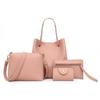 2025 Novo Estilo Bolsa de Quatro Peças Texturizada Comércio Exterior Transfronteiriço Bolsa Feminina Simples Moda Bolsa de Ombro Bolsa Transversal Bolsa Saco