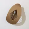 Grampo de Cabelo Oval Fosco em Forma de Diamante para Meio Preso, Prendedor Bico de Pato, Acessório de Cabelo