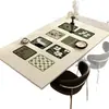 Mantel de Mesa Estilo Pintura al Óleo Retro Impermeable, a Prueba de Aceite, Anti-quemaduras Protector de Mesa 2026 Nuevo Estilo Lujo Accesible Mantel de Gama Alta